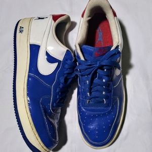 Nike Rasheed Wallace Air Force 1 Low 'Blue Jay'. Blue Jay- White/ Varsity Red.